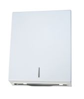 White Powder Coated Paper Towel Dispenser 3