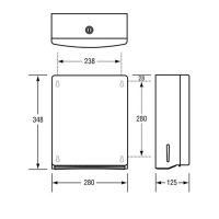 Ellipse Series Paper Towel Dispenser 2