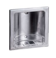 Recessed Satin Stainless Soap Dish 3