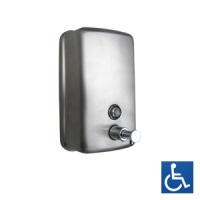 Ellipse Series Satin Stainless Vertical Soap Dispenser