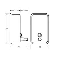 Anti-Corrosion Vertical Soap Dispenser 2