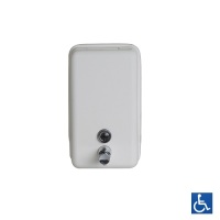 White Vertical Soap Dispenser