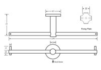 Satin Stainless Double Toilet Roll Holder 2