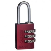 Abus 3 Wheel Combination Padlock 145/20 Red