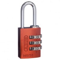 Abus 3 Wheel Combination Padlock 145/20 Orange