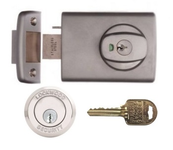 Restricted Ilco Ip8 Key Lockwood 001 Deadlatch With Open Out