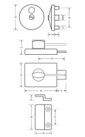 Metlam 300 Series Ambulant Toilet Indicator Bolt 2