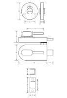 Metlam 700 Ambulant Series Slide Lock Indicator Set 3