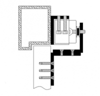 LOX L and Z Brackets suit 3500 Series Double MagLocks 2