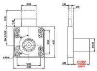 Long Throw Square Backed Cupboard Lock 2