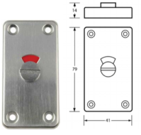 Metlam ML405AL Sliding Door Indicator Lock 3