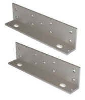 NEMLB5 Satin Chrome 500kg Double "L" Brackets