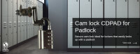 Padlockable Cam Lock CDPAD 2