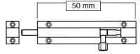 Ritefit 50mm Brass Barrel Bolt 2