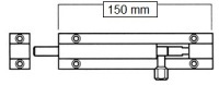 Ritefit 150mm Brass Barrel Bolt 2