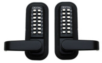 Lockey 2835DC Black Double Combination Digital Lockset Marine Grade 4