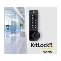 Kitlock Nano Black Electronic Cabinet Lock 2