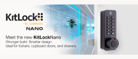 Kitlock Nano Black Electronic Cabinet Lock