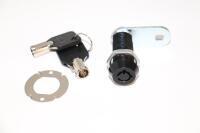 Black Tubular Key Cam Lock Atlas LG35 Keyed Alike
