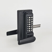 Gatemaster Single Sided digital gate lock left handed for 10mm-30mm metal frames with lever handles 2