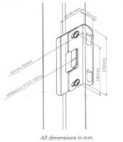 Gatemaster adjustable strike and gate stop 3