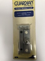 Guardian G100 Timber Window Lock Silver