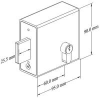 Gatemaster Weld on Deadlock GD40 3