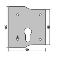 Gatemaster Lockplate GLBP for GLB Lock 2