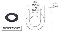 Rubber washer for cam lock 2