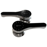 McGrath Ascot Digital Lock Dual Keypad Black and Satin Chrome Finish