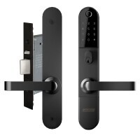 Schlage Omnia Smart Lock with 991 Mortice Lock Matt Black - SCEOM99MB