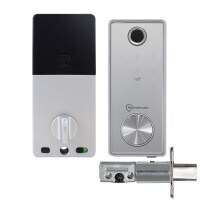McGrath X3 Digital Deadbolt, Silver Finish with 60/70mm Adjustable Bolt