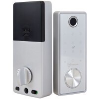 McGrath X3 Digital Deadbolt, Silver Finish with 60/70mm Adjustable Bolt 2