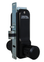 Lockey 2930MG Black Narrow Stile Digital Deadlatch 3