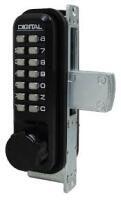 Lockey 2900 MG Black Narrow Stile Digital Deadbolt