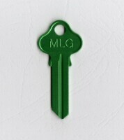MLG LW4 Green Coloured Keys bag of 100