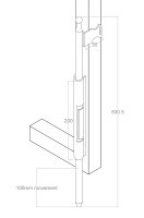 Gatemaster Auto Locking Drop Bolt 3