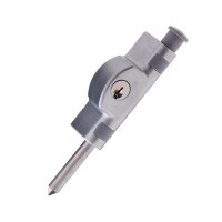 ABUS PB92 Key Operated Patio Bolt in Silver