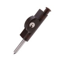ABUS PB92 Key Operated Patio Bolt in Brown