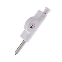 ABUS PB92 Key Operated Patio Bolt in White