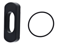 Carbine Black Oval Cylinder Escutcheon