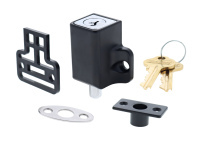 Carbine Mini Push Bolt Window Lock Black