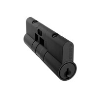 Carbine Euro Double Cylinder fixed cam extended length 80mm Matte Black