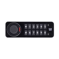 Kitlock Nano Black Electronic Cabinet Lock Right Handed Horizontal 3