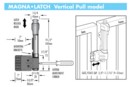 Magna Latch Vertical Pull Model ( Pet Latch Model)