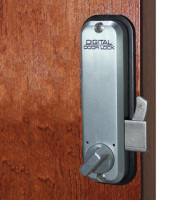 Lockey 2500 Digital Sliding Door Lock S/Ch. 4