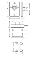 Metlam 200 Series Toilet Indicator Set 2