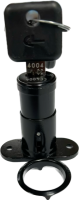 Black Push Lock 18mm Diameter