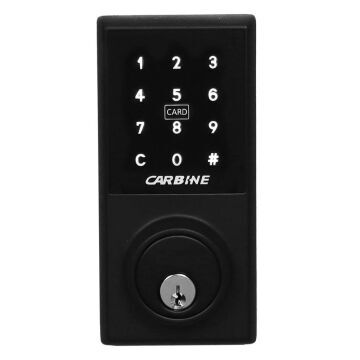 Carbine CEL2 Digital Deadbolt Matte Black Standalone RFID Model