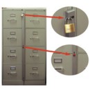 Abus Bar Filing Cabinet 3 Drawer 2